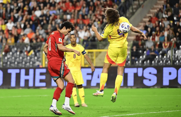 比利时队在比赛中表现强劲取得胜利